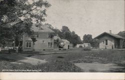 Maple Springs NY Post Office, Store & Depot Postcard