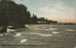 Shore at Lakewood on Chautauqua Lake, New York Postcard