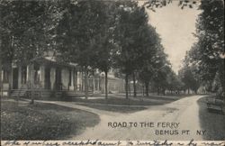 Road to the Ferry, Bemus Point, NY New York Postcard Postcard Postcard