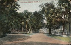 The Forks Road, Bemus Point, NY New York Postcard Postcard Postcard