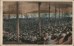 Chautauqua Institution Amphitheater Filled with Attendees Postcard