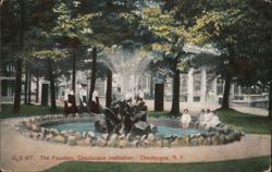 The Fountain, Chautauqua Institution Postcard