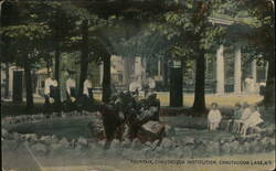 Fountain, Chautauqua Institution Universities Postcard Postcard Postcard