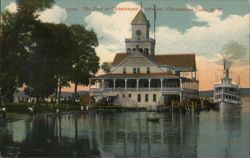 The Dock at Chautauqua Institution, Chautauqua Lake Postcard