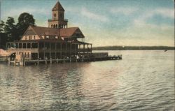 Chautauqua Institution Pier & Lake Entrance, Chautauqua, NY New York Postcard Postcard Postcard