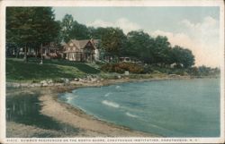 Summer Residences on Chautauqua Lake, NY New York Postcard Postcard Postcard