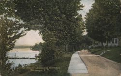 North Avenue at Chautauqua Institution, New York Postcard Postcard Postcard