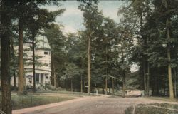 Pratt Avenue toward Chautauqua Institution, NY New York Postcard Postcard Postcard