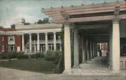 Vine-Clad Pergola at Chautauqua Institution New York Postcard Postcard Postcard