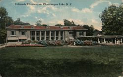 Chautauqua Colonnade, Chautauqua Lake, NY New York Postcard Postcard Postcard