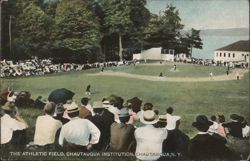 Athletic Field at Chautauqua Institution Postcard