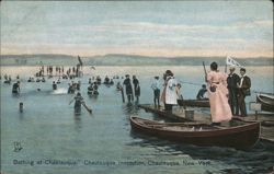 Bathing at Chautauqua Institution, New York Postcard Postcard Postcard