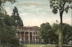 Hotel Athenaeum, Assembly Grounds, Chautauqua Lake, NY Postcard