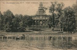 Hotel Athenaeum, Chautauqua Lake New York Postcard Postcard Postcard