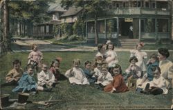 Kindergarten Group at Chautauqua Institution, New York Postcard