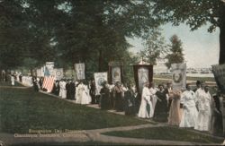 Recognition Day Procession, Chautauqua Institution New York Postcard Postcard Postcard