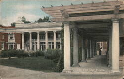 Vine Clad Pergola, Chautauqua Institution Universities Postcard Postcard Postcard