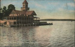 The Pier, Lake Entrance, Chautauqua Institution New York Postcard Postcard Postcard