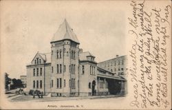 Jamestown Armory, New York Postcard