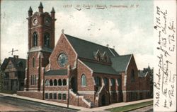 St. Luke's Church, Jamestown, NY New York Postcard Postcard Postcard