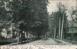 Allen St. Jamestown NY Postcard