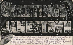 Greetings from Jamestown: Photo Collage Postcard Postcard