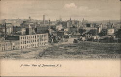 Bird's-Eye View of Jamestown, New York Postcard Postcard Postcard