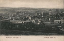 Bird's-Eye View of Jamestown, NY New York Postcard Postcard Postcard