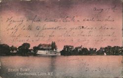 Bemus Point Steamer, Chautauqua Lake, NY New York Postcard Postcard Postcard