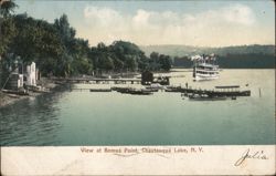 Bemus Point Harbor View, Chautauqua Lake, NY New York Postcard Postcard Postcard