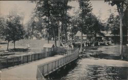 Long Point Picnic, Chautauqua Lake, NY Postcard