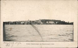 Point Chautauqua on Chautauqua Lake New York Postcard Postcard Postcard