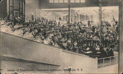 Interior of Amphitheatre, Chautauqua Institution, NY New York Postcard Postcard Postcard