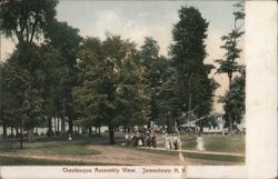 Chautauqua Assembly View, Jamestown, NY New York Postcard Postcard Postcard