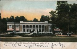 Chautauqua Lake Colonnade on Assembly Grounds Postcard