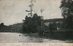 Driftwood, Chautauqua Lake, NY - Water Tower & Windmill New York Postcard Postcard Postcard