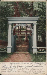 Golden Gate at Chautauqua Institution Universities Postcard Postcard Postcard