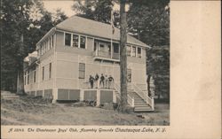 Chautauqua Boys' Club, Assembly Grounds, Chautauqua Lake, NY Postcard