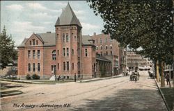 Jamestown, NY Armory Building New York Postcard Postcard Postcard