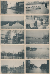 Set of 10: Hartford Flood, March 1936 Postcard