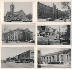 Set of 6: Beaver Falls, PA Views c1965 Pennsylvania Postcard Postcard Postcard