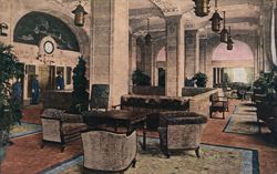 Hotel New Grand Yokohama Lobby Interior Japan Postcard Postcard Postcard