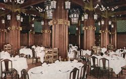 Main Dining Room, Hotel New Grand, Yokohama, Japan Postcard Postcard Postcard