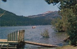 Donner Lake Summer Recreation Postcard