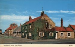 Wentworth Arms Pub, Covered in Ivy, Old Malton United Kingdom Postcard Postcard Postcard