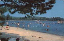 Clow's Beach at Lake Wentworth State Park, NH Wolfeboro, NH Don Sieburg Postcard Postcard Postcard