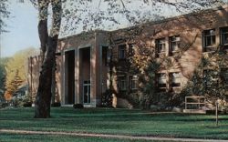 North Central College Building, Naperville, Illinois Postcard