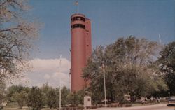 Prospect Park Water Tower, Peoria Heights, Illinois Postcard Postcard Postcard