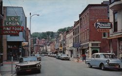 Looking South on Main Street Galena, IL Joe E. Clark Postcard Postcard Postcard