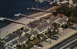 Buzzards Bay Motor Lodge, Aerial View, Cape Cod, MA Postcard